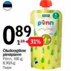 Ökoloogiline
pirnipüree