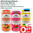 Alkoholivaba õllejook
A.Le Coq, 500 ml