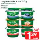 Jogurt Activia, 4 tk x 120 g