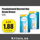 Allahindlus - Pesukaitsmed Discreet Deo Ocean Breeze 60 tk