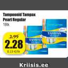 Allahindlus - Tampoonid Tampax Pearl Regular 18 tk