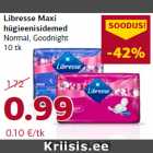 Allahindlus - Libresse Maxi
hügieenisidemed