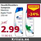 Allahindlus - Head&Shoulders
šampoon