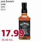 Allahindlus - Jack Daniel’s
viski
40%
50 cl