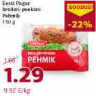 Allahindlus - Eesti Pagar
broileri-peekoni
Pehmik
130 g