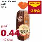 Allahindlus - Leibur Kodune
sepik
300 g