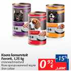 Allahindlus - Koera konservtoit Favorit, 1,25 kg