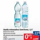 Allahindlus - Itaalia mineraalvesi Sant´Anna, 1,5 l