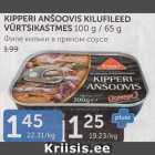 Allahindlus - KIPPERI ANŠOOVIS KILUFILEED VÜRTSIKASTMES