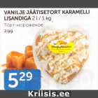 Allahindlus - VANILJE JÄÄTISETORT KARAMELLI LISANDIGA 