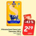 Viilutatud juust Saare Leet,
Saaremaa, 500 g
