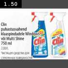 Allahindlus - Clin puhastusvahend klaaspindadele Windows või Multi Shine 750 ml