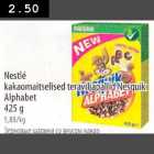 Allahindlus - Nеstlе kakaomaitselised teraviljapallid Nesguik Alphabet 425 g 