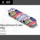 Allahindlus - 0skar piimavorst E-vaba 450g