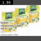 Allahindlus - Rynkeby mangosmuuti 3-pakk 600 ml