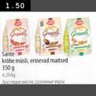 Allahindlus - Sante krõbe müsli, erinevad maitsed 350 g