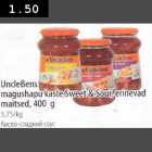 Allahindlus - UncleBens magushapukaste Sweet & Sour,erinevad maitsed, 400 g