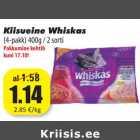 Allahindlus - Kiisueine Whiskas
(4-pakk) 400g / 2 sorti