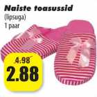 Allahindlus - Naiste toasussid
(lipsuga)
1 paar