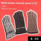 Naiste kindad, erinevad, suurus 6-8,5, 1 paar