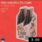 Siider Linda Ubin 4,5%, 4-pakk