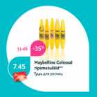 Allahindlus - Maybelline Colossal ripsmetuššid** 