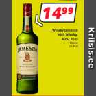 Allahindlus - Whisky Jameson
Irish Whisky,
40%, 70 cl
