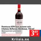 Allahindlus - Prantsuse KPN kuiv punane vein Chateau Belluvue, Bordeaux, 750 ml