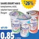 Allahindlus - SAARE JOGURT 400 G