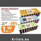 Allahindlus - BALBIINO KOOREJÄÄTIS
1 L / 480 G