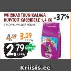 Allahindlus - WHISKAS TUUNIKALAGA
KUIVTOIT KASSIDELE 1,4 KG