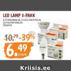 Allahindlus - LED LAMP 3-PAKK
