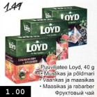 Puuviljatee Loyd, 40 g