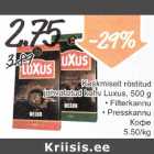 Allahindlus - Keskmiselt röstitud jahvatatud kohv Luxus, 500 g