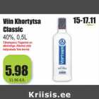 Viin Khortytsa
Classic
40%, 0,5L