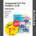 Allahindlus - Tampoonid O.B. Pro Comfort, 16 tk