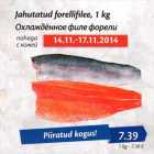 Allahindlus - Jahutatud forellifilee, 1 kg