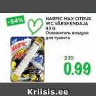 Allahindlus - HAPPIC MAX CITRUS WC VÄRSKENDAJA 43 G