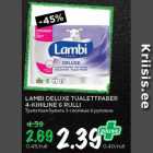 Allahindlus - LAMBA DELUXE TUALETTPABER 4-KIHILINE 6 RULLI