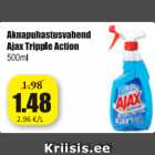 Allahindlus - Aknapuhastusvahend Ajax Tripple Action 500 ml