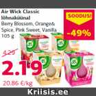 Allahindlus - Air Wick Classic
lõhnaküünal