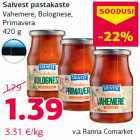 Salvest pastakaste