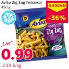 Allahindlus - Aviko Zig Zag friikartul
450 g