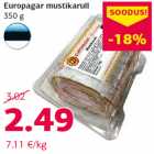 Allahindlus - Europagar mustikarull
350 g