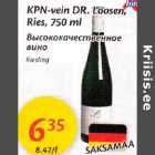 Allahindlus - KPN-vein DR, Loosen, Ries, 750 ml