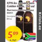 Allahindlus - KPN-kv. punane vein Golden Kaan, 750 ml