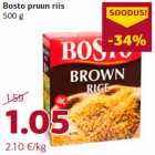 Allahindlus - Bosto pruun riis
500 g