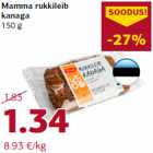 Allahindlus - Mamma rukkileib
kanaga
150 g