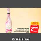 Allahindlus - Alkoholivaba vahuvein
Cosmopolitan Diva, 75 cl