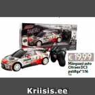 Mänguasi auto
Citroen DC3
puldiga* 1:16
1 tk